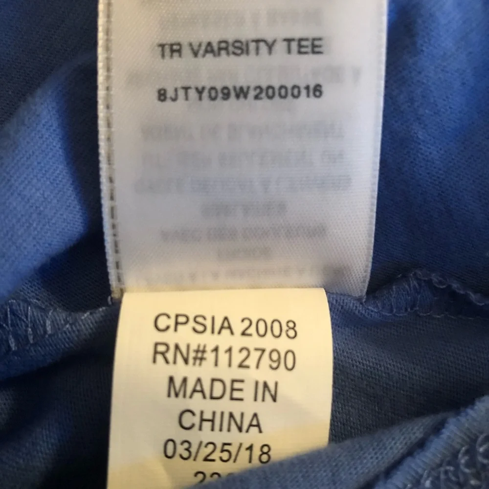 True Religion 2T Girl’s Varsity Tee. NWT